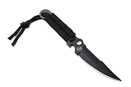 Fixed Blade Full Tang Scuba Dive Knife with Whetstone and Sheath for Fishing