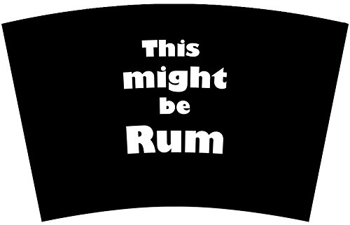 Mugzie 16 Ounce Travel Mug/Drink Cup with Removable Insulated Wetsuit Cover - Might be Rum