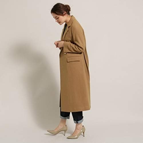 Amazon アナトリエ Anatelier Nesessaire パールボタンバックプリーツコート キャメル 041 38 コート ジャケット 通販