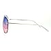 SA106 Retro Vintage Rimless Oceanic Lens Aviator Sunglasses Blue Pink