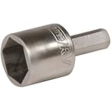 Camco RV Leveling Scissor Jack Socket Drill Adapter, Fits 3/8" and 1/2" Power Drills, Works With All 3/4" Hex Drive Jacks (57363)