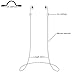 VIMVIP Silicone Strap Compatible for AirPods iPhone 7 / iPhone 7 Plus Air Pods Sport Wire Cable Connector Silicone Strap Compatible for Airpods (2 Pack)