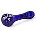 FANHONG 4.1 Inch Long Pipe,Handmade Glass New Style Blue Spider Bub