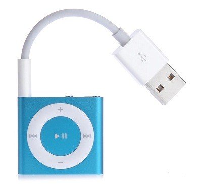 VIMVIP 2 in 1 USB Sync Charger Adapter Cable for Apple iPod Shuffle 3rd, 4th and 5th Gen- White