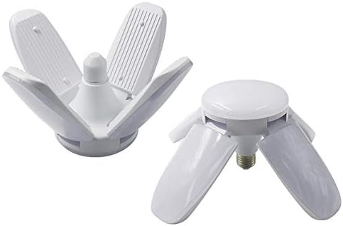 Led 小型 シーリングライト 85v 265v 電球 ペンダントライト ガレージライト Led電球 天井照明 ダイニング 折りたたみ式 シンプル おしゃれ 一部予約 6500k 6000lm 作業灯 駐車場 かわいい 吊り下げ照明 倉庫 ジムなどに対応 E27 高輝度 4灯式 60w コールドホワイト