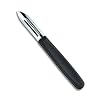 Victorinox 5.0203 Keukengerei dunschiller, tweesnijdig, roestvrij staal, vaatwasmachinebestendig, zwart,1 – Pack