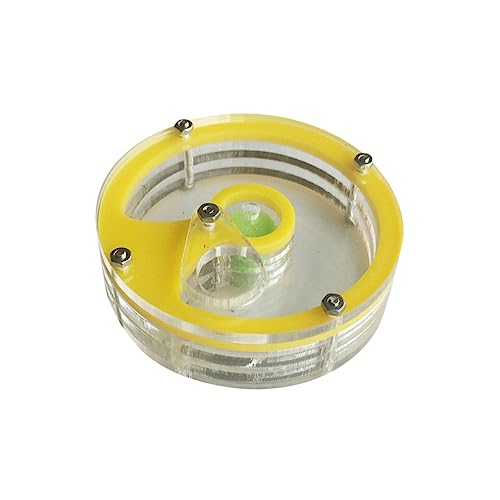 Abaodam Practical Round Ant Nest Comfortable Acrylic Ant Feeding Box Humidity Sponge for Easy Observation and Maintenance for Breeding and Storage