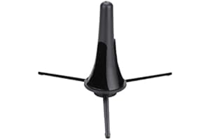 Foldable Clarinet Stand, Foldable Portable Clarinet Oboe Bracket Folding Tripod Holder Parts Wind Instrument Accessory