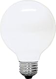 GE 12979-6 G25 Incandescent Soft White Globe Light Bulb, 40-Watt, 8-Pack