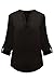 Chase Secret Womens Casual Shirt Tops Plus Size Blouse Clothing X-Large Black