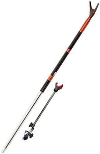 Limeinimukete Fishing Stand Fishing Equipment Short Three Sections of Retractable Table Carbon Fishing Rod Support for The Pond Waterfront (Size : 270cm)