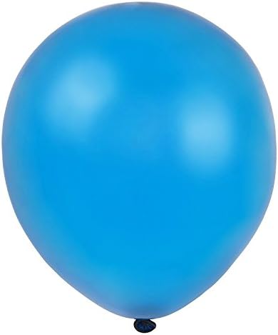 YEENO 12 Inches High Quality Round Light Blue Balloons 20 Pcs