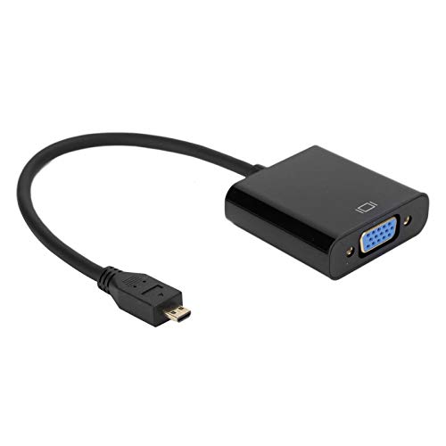03 High-Definition Support HDCP Micro HDMI to VGA Video Converter