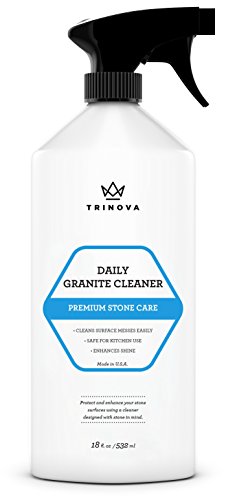 Click Here to See More Images Granite Cleaner and Polish for Daily Use - Enhances Shine and goes on Streakless - For Countertops, Marble, Stone, Bathroom Tile Kitchen, Islands and more