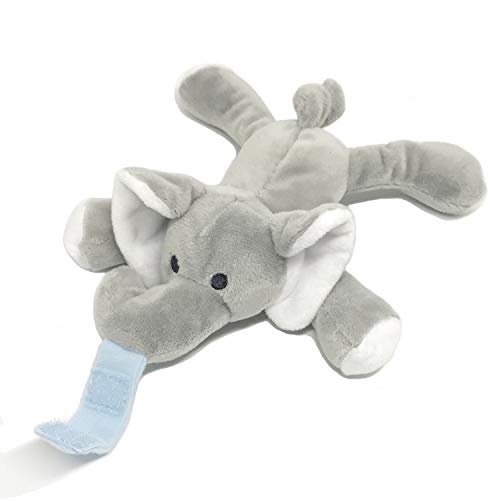 Baby Detachable Stuffed Animal for Pacifier Holder, Soft Plush Toy for