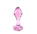 Faraway Pink Crystal Anal Dildo Glass Anal Butt Plug Anus Stimulator in Adult Games for Couples, Erotic Sex Toys for Womenthumb 1