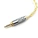 Linsoul Soft Silver Plated Cable for Shure SE215 LZ Shozy hibiki Kinera H3 Earphone IEMs (MMCX, 2.5mm Plug)