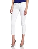 AG Adriano Goldschmied Women's The Stilt Roll-Up Cigarette Jean, White, 24