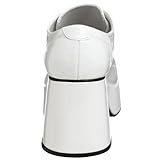 Funtasma by Pleaser Men's Jazz-02 Platform Oxford,White Patent,M (US Men's 10-11 M)