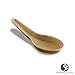 Naturally Chic Palm Leaf Soup Spoons | 5 Inch Biodegradable Disposable Serving Utensil Bulk Set - Eco Friendly - Weddings, Parties, BBQs, Events (25 Pack)