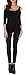 ZJCT Women's Open Cold Shoulder Stretch Long Sleeve Tee Shirt Casual Blouse Tops