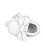 DESDEMONA Bow PU Leather Baby Boy Girl Infant Toddler Pre-walker Crib Shoes (M(5.11inches), White)