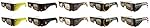 Eclipse Glasses - CE Certified Safe Solar Eclipse Glasses - 10pk Assorted- Eye Protection