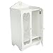 Olivia's Little World - Princess Classic Wooden Closet with 3 Hangers (White) | Wooden 18 inch Doll Furniture