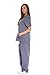 Just Love Women's Grey Scrub Set - Extra Small,Grey,X-Small