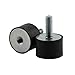 ZRM&E 4PCS M8 VD Rubber Vibration Mount Air Compressor Bobbin Isolator Damper Male Thread Silentblock Shock Absorber Base 30x20mm Y