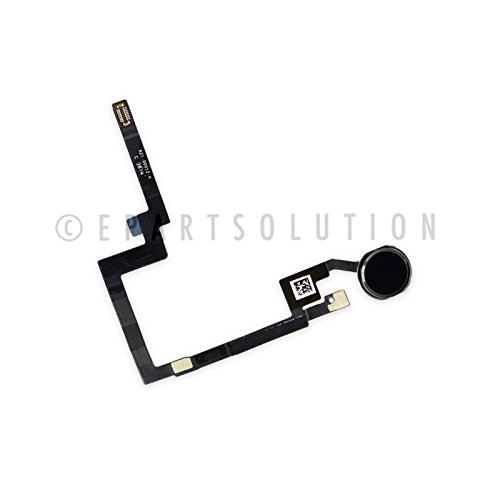 ePartSolution_iPad Mini 3 A1599 A1600 Home Button Module Flex Cable Fingerprint Sensor Flex Menu Key Black Replacement Part USA Seller