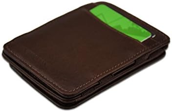 Hunterson Ultra Slim Leather Handmade Magic Coin Wallet
