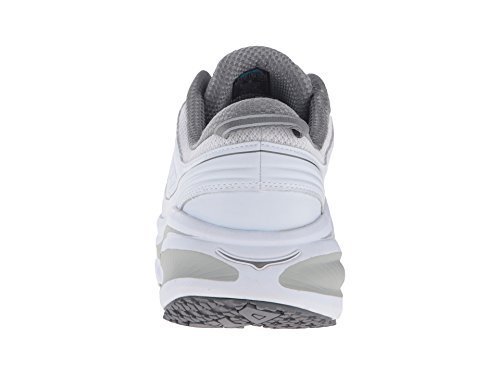 Hoka one one mens bondi ltr running sneaker shoe, white 10
