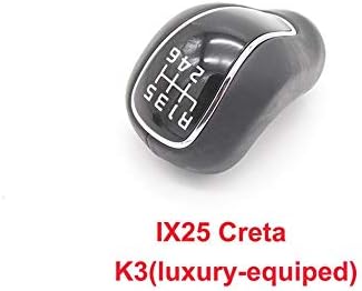 ZHOUMOLIN 5 Speed Car Gear Shift Knob with Gaitor Boot Cover,for Volkswagen Polo 9N 9N2 2002 2003 2004 2005-2009