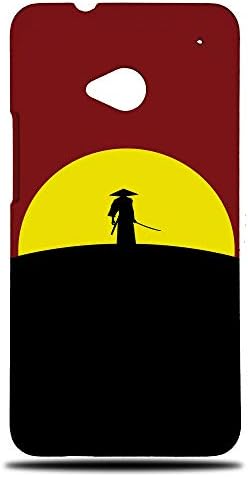 Samurai In Sunset Hard Phone Case Cover for HTC One (M7)