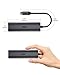 RCA USB C Hub, Type C Adapter with 4 USB 3.0 Ports, Aluminum USB C Hub for Type C Laptops and Other USB Type C Devices