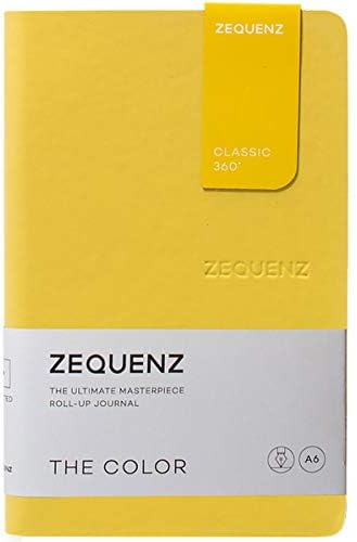 Zequenz Classic 360 The Color A6 Notebook, Dotted, Mustard [Unknown Binding]