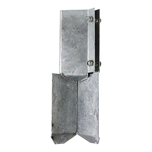 TIMCO Concrete in Shoe Bolt Post Support Bolt Secure Hot Dipped Galvanised - 100mm