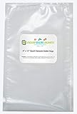 Vacuum Sealers Unlimited 100-8" x 12" Quart Bags - Thicker, Heavy-Duty Commercial Quality Textured Vacuum Sealer Bags For Foodsaver etc- BPA Free & FDA Approved