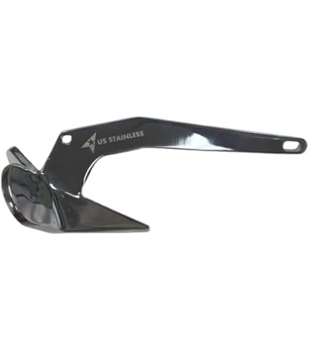Delta Style Anchor Solid 316 Stainless Steel 10kg/22 Lbs For Boat