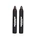 Professional Hair Chalk Temporary Hair Dye Non-toxic Hair Color Crayon Cover White Hair Color Patch (2packs-coffee-coffee)