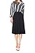 Dani's Choice Beautiful Flowing A-line Flared Swing Midi Skirt (XL, Black)