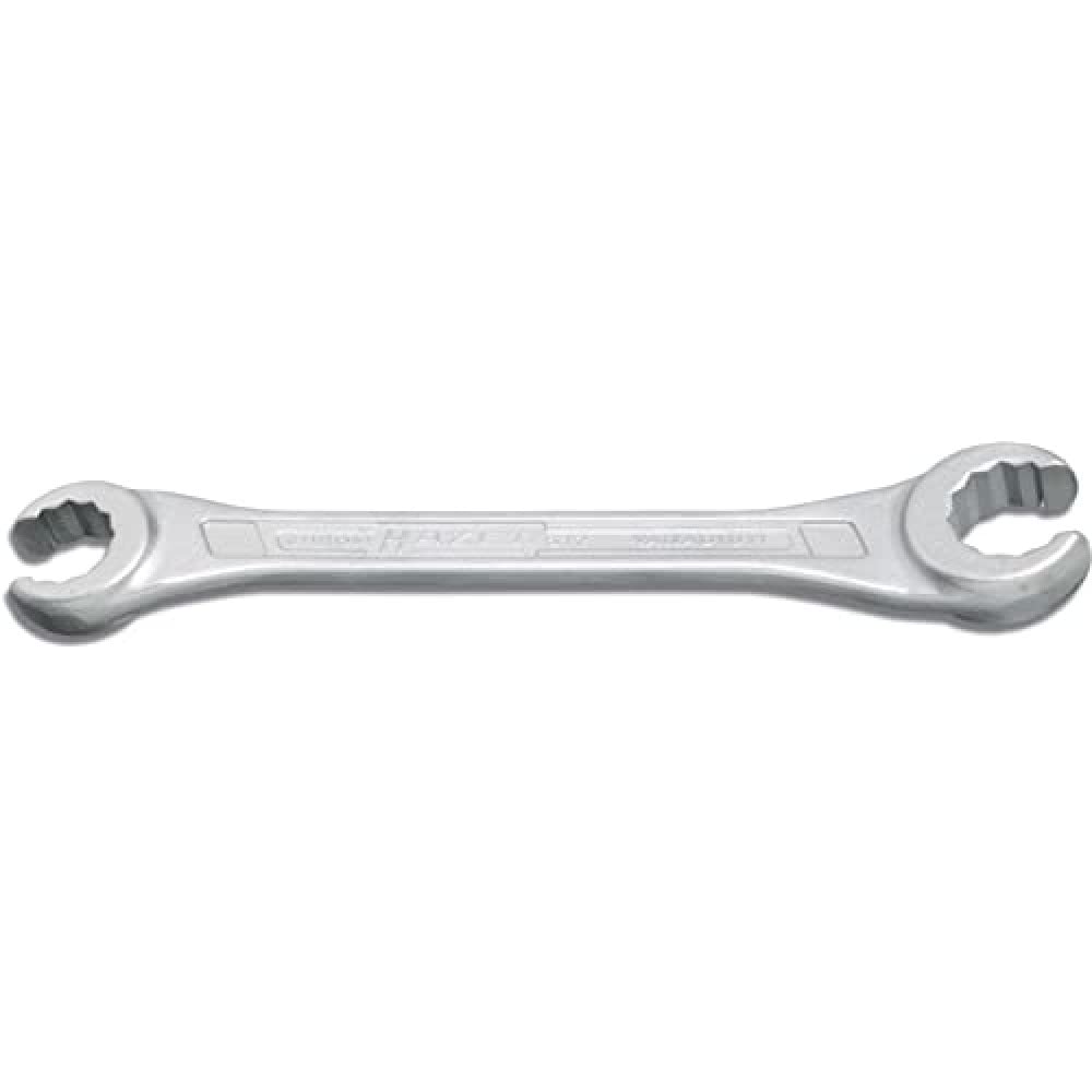 HAZET 612-24X27 260 mm 12-Point Profile Double Box-End Open Wrench - Chrome-Plated
