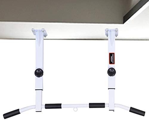 Swwin 天井取り付け プルアップバー マルチグリップ 上半身ワークアウトバー ジョイストマウント 筋力トレーニングフィットネス器具 チンアップフレーム エクササイズワークアウト器具 600ポンド ホワイト
