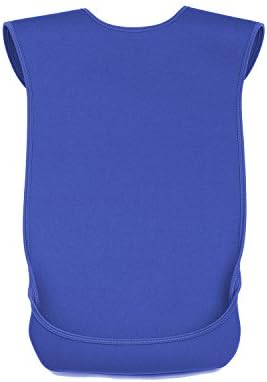 Care Designs PRO80 Adult Tabard Style Clothing Protector Bib - Blue (Medium)