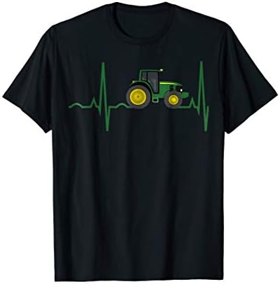 Tractor Heartbeat Shirts Best T-Shirts for FarmersTractor Heartbeat Shirt - Best T-Shirt for Farmers T-ShirtOEKO-TEX STANDARD 100