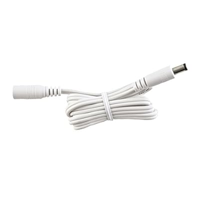 Foscam Power Verlängerungskabel, Original, 3 Meter (10ft) - 12V Weiß, Kompatibel mit FI9900P/FI9961EP/FI9928P IP Kameras und 