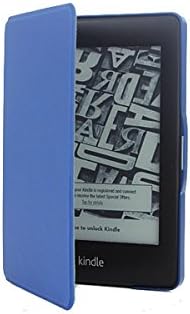 Kindle Paperwhite Case, Premium Thinnest and Lightest Leather Cover with Auto Wake / Sleep for Amazon All-New Kindle Paperwhite (Fits All 2012, 2013 and 2015 Versions), Blue