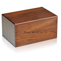 Naaz wood arts Large Economy Wooden Urn Box