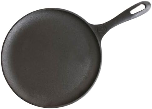 Victoria Cast Iron Comal Griddle Pan with a Long Handle